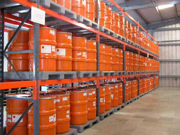 barrel storage rack